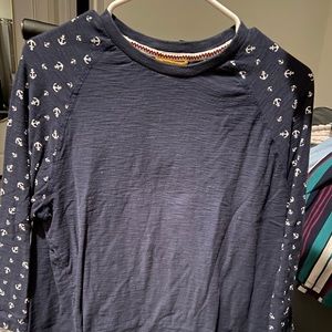 3/4 sleeve anchor shirt